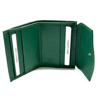Liora Minimalist RFID Leather Mini Trifold Wallet - Leather Italiano