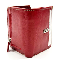 Liora Minimalist RFID Leather Mini Trifold Wallet - Leather Italiano