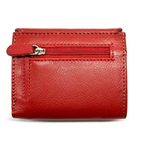 Liora Minimalist RFID Leather Mini Trifold Wallet - Leather Italiano