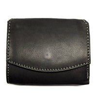 Liora Minimalist RFID Leather Mini Trifold Wallet - Leather Italiano