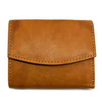 Liora Minimalist RFID Leather Mini Trifold Wallet - Leather Italiano