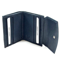 Liora Minimalist RFID Leather Mini Trifold Wallet - Leather Italiano