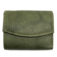 Liora Minimalist RFID Leather Mini Trifold Wallet - Leather Italiano