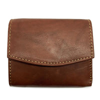 Liora Minimalist RFID Leather Mini Trifold Wallet - Leather Italiano