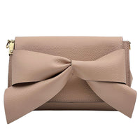 Liorenza Bow Cow Leather Crossbody Bag - Leather Italiano