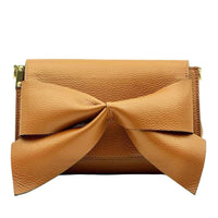 Liorenza Bow Cow Leather Crossbody Bag - Leather Italiano