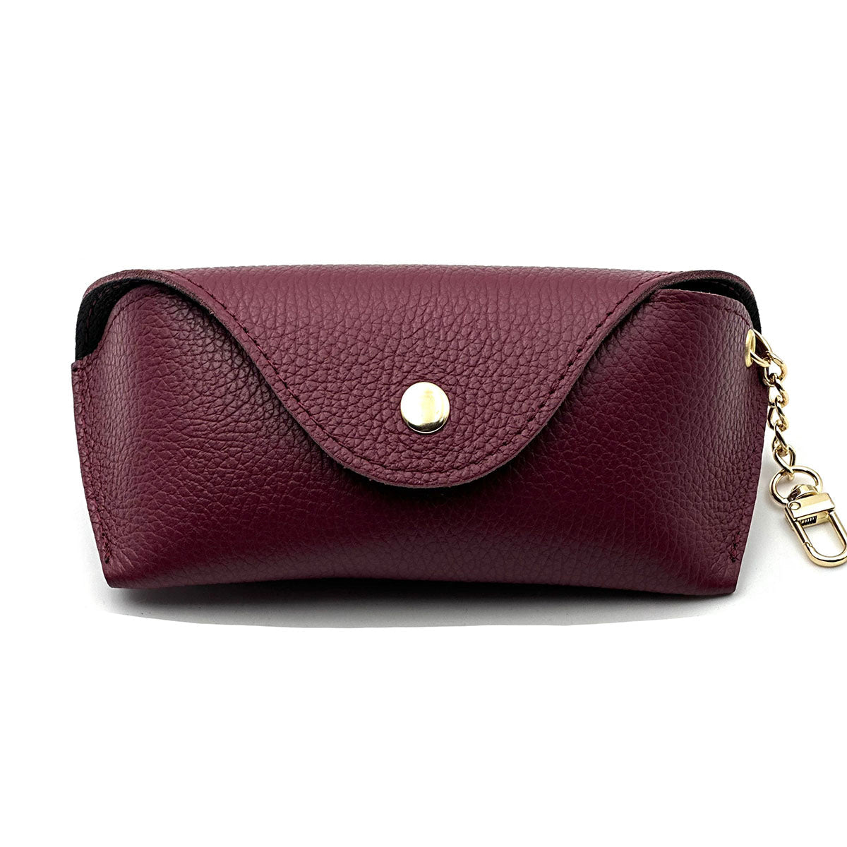 Lisetta Clip-On Italian Leather Glasses Case - Leather Italiano