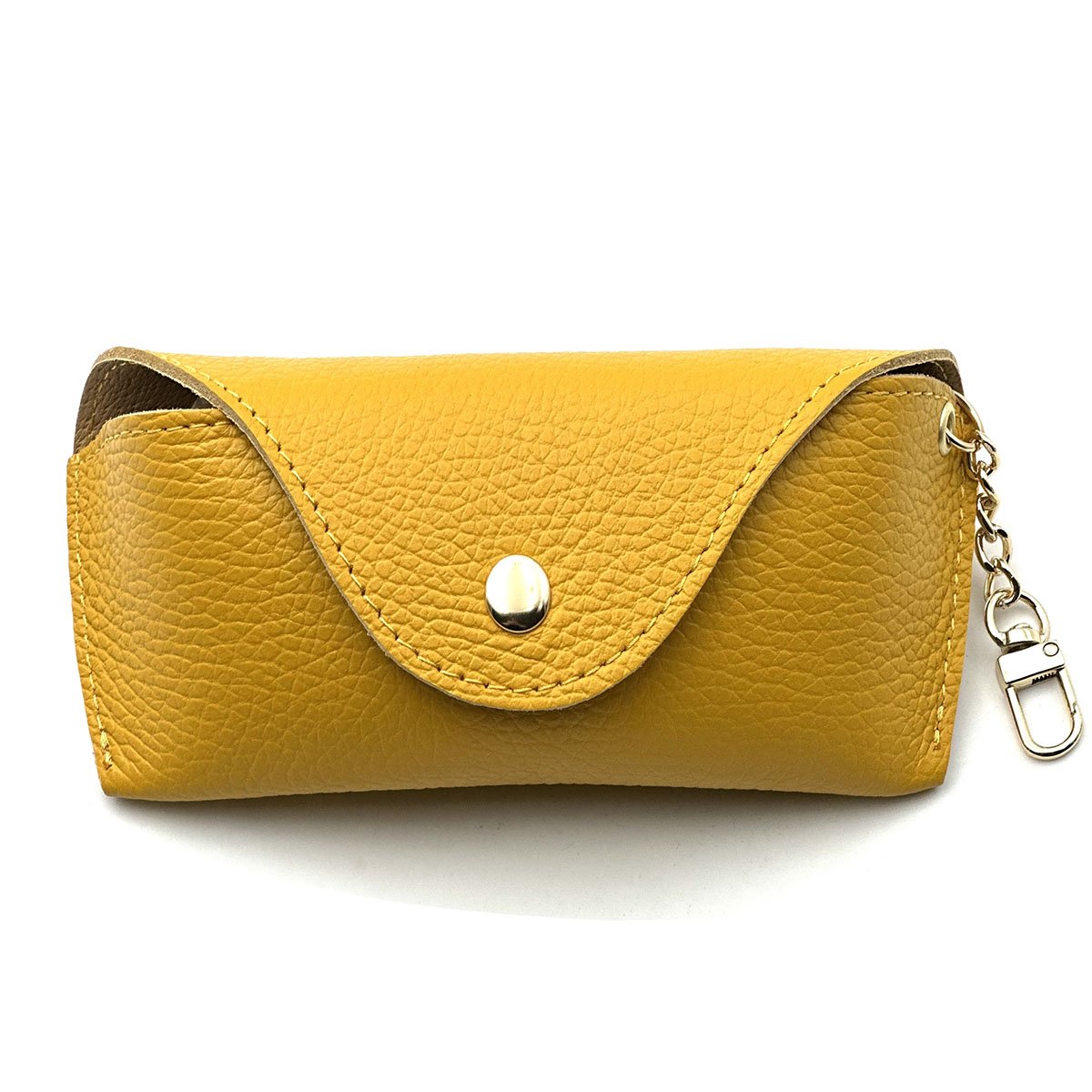 Lisetta Clip-On Italian Leather Glasses Case - Leather Italiano