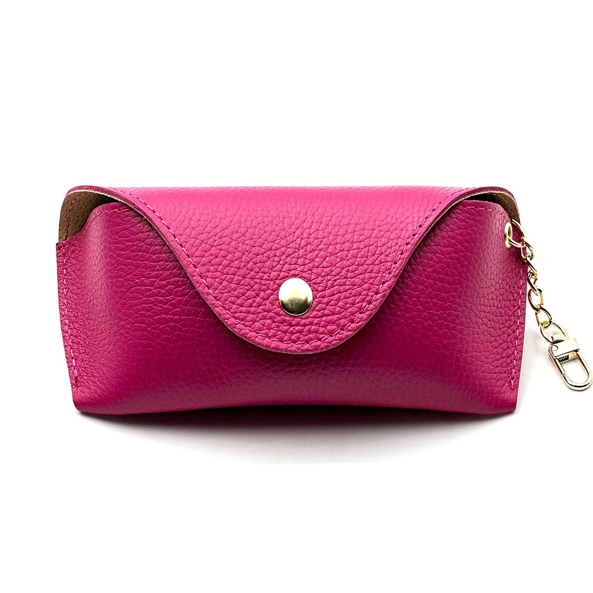 Lisetta Clip-On Italian Leather Glasses Case - Leather Italiano