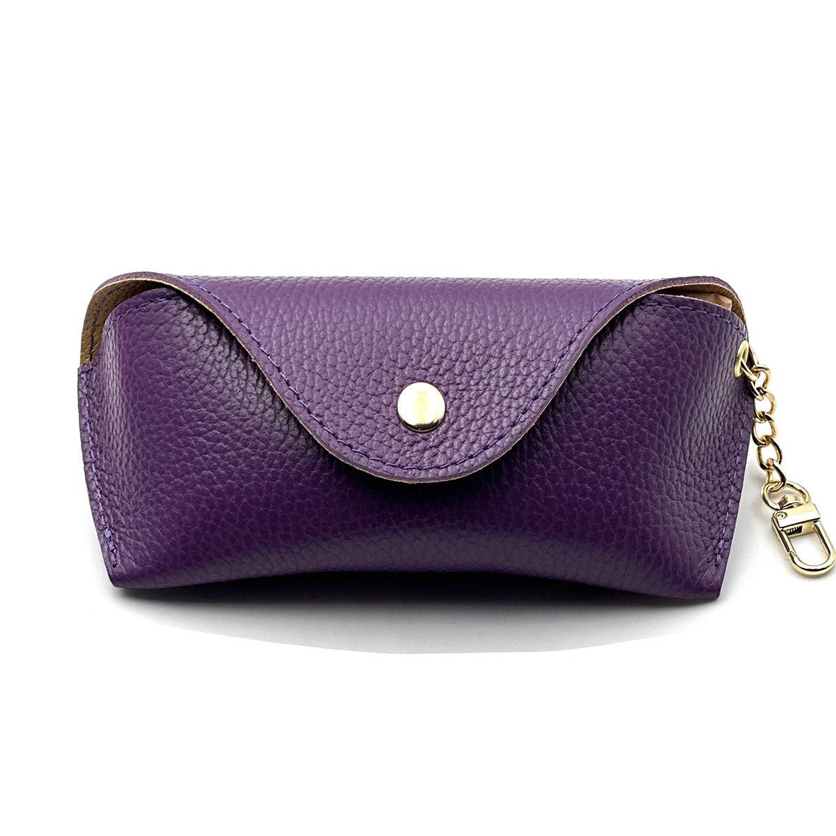 Lisetta Clip-On Italian Leather Glasses Case - Leather Italiano