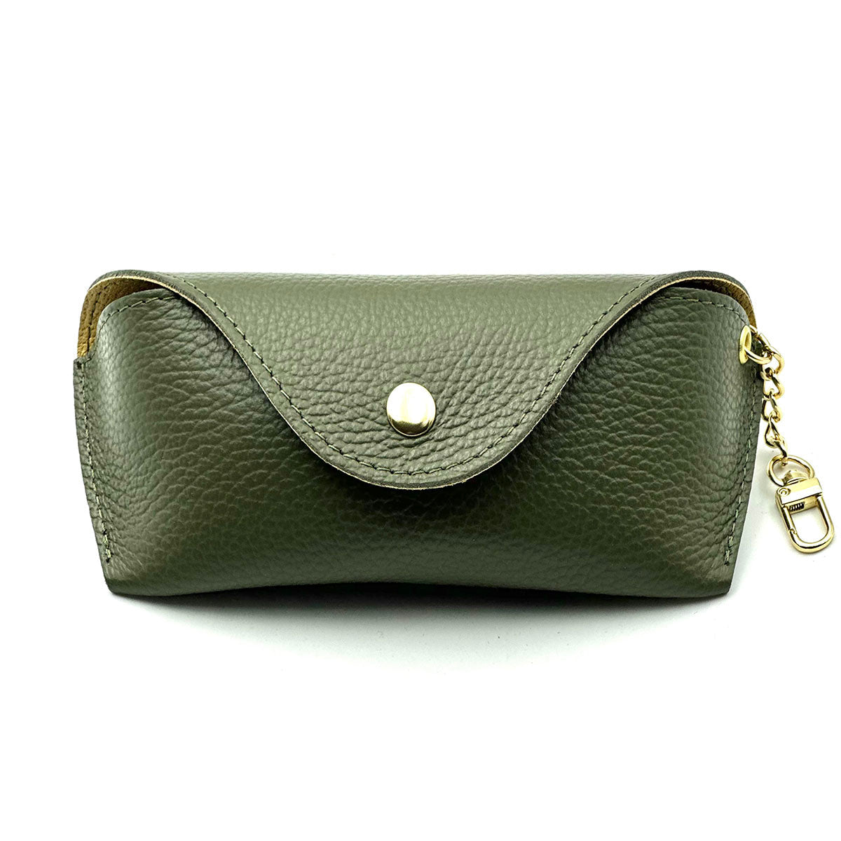 Lisetta Clip-On Italian Leather Glasses Case - Leather Italiano