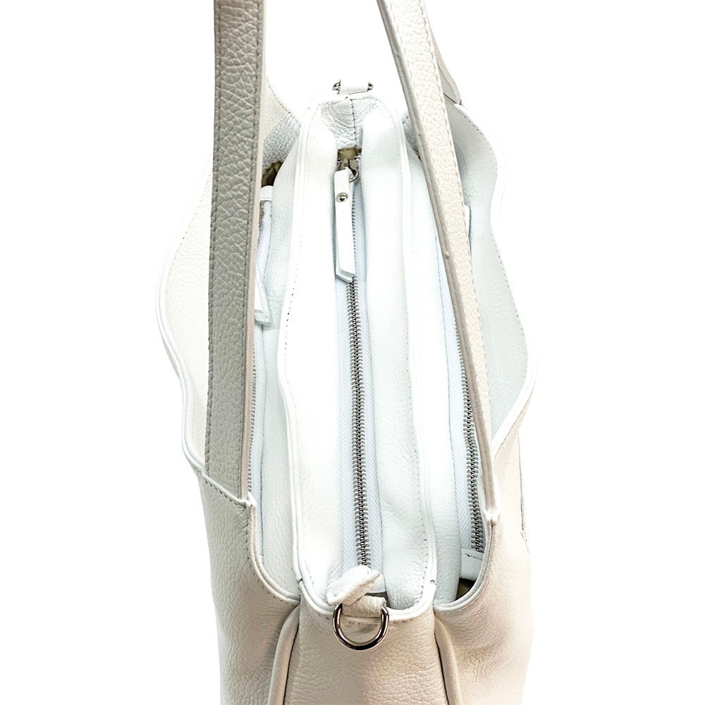 Livia Leather Bag – Minimalist Italian Elegance - Leather Italiano