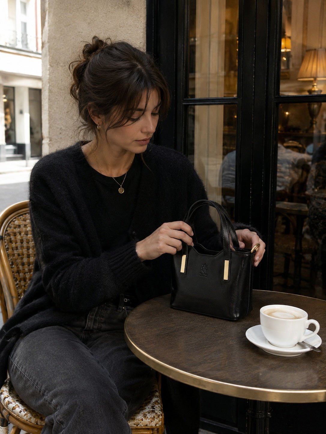 Liviana Hand-Dyed Italian Leather Bag - Leather Italiano