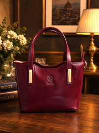 Liviana Hand-Dyed Italian Leather Bag - Leather Italiano