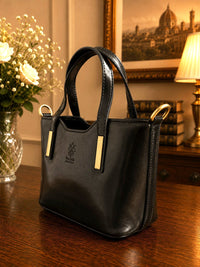 Liviana Hand-Dyed Italian Leather Bag - Leather Italiano