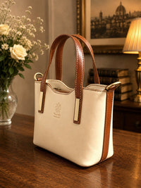 Liviana Hand-Dyed Italian Leather Bag - Leather Italiano