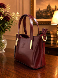 Liviana Hand-Dyed Italian Leather Bag - Leather Italiano