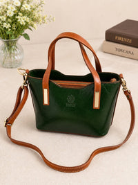 Liviana Hand-Dyed Italian Leather Bag - Leather Italiano