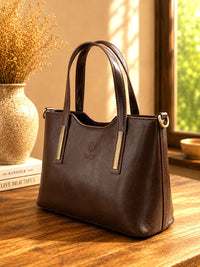 Liviana Large Italian Leather Structured Tote Bag - Leather Italiano