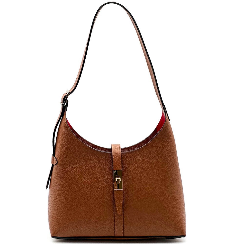 Loredana Italian Leather Shoulder Bag - Leather Italiano