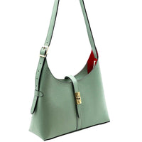 Loredana Italian Leather Shoulder Bag - Leather Italiano