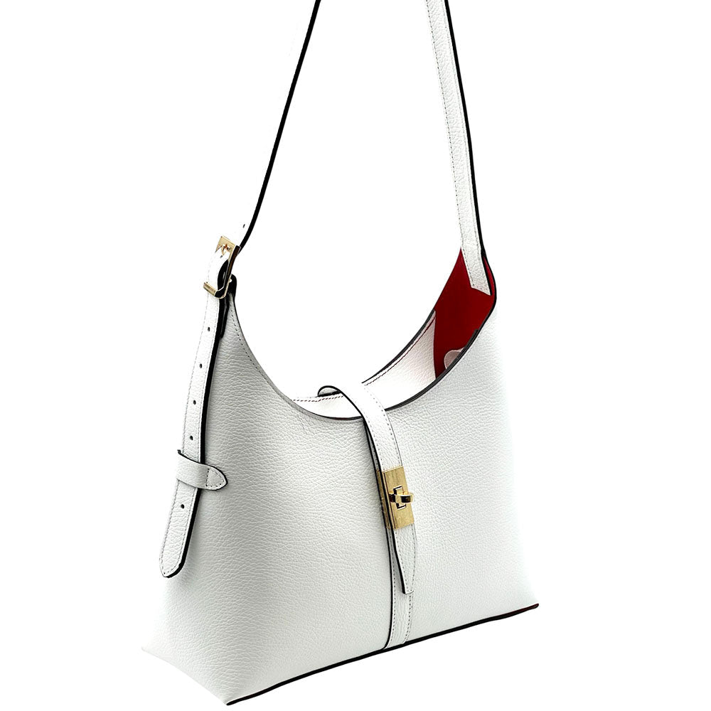 Loredana Italian Leather Shoulder Bag - Leather Italiano