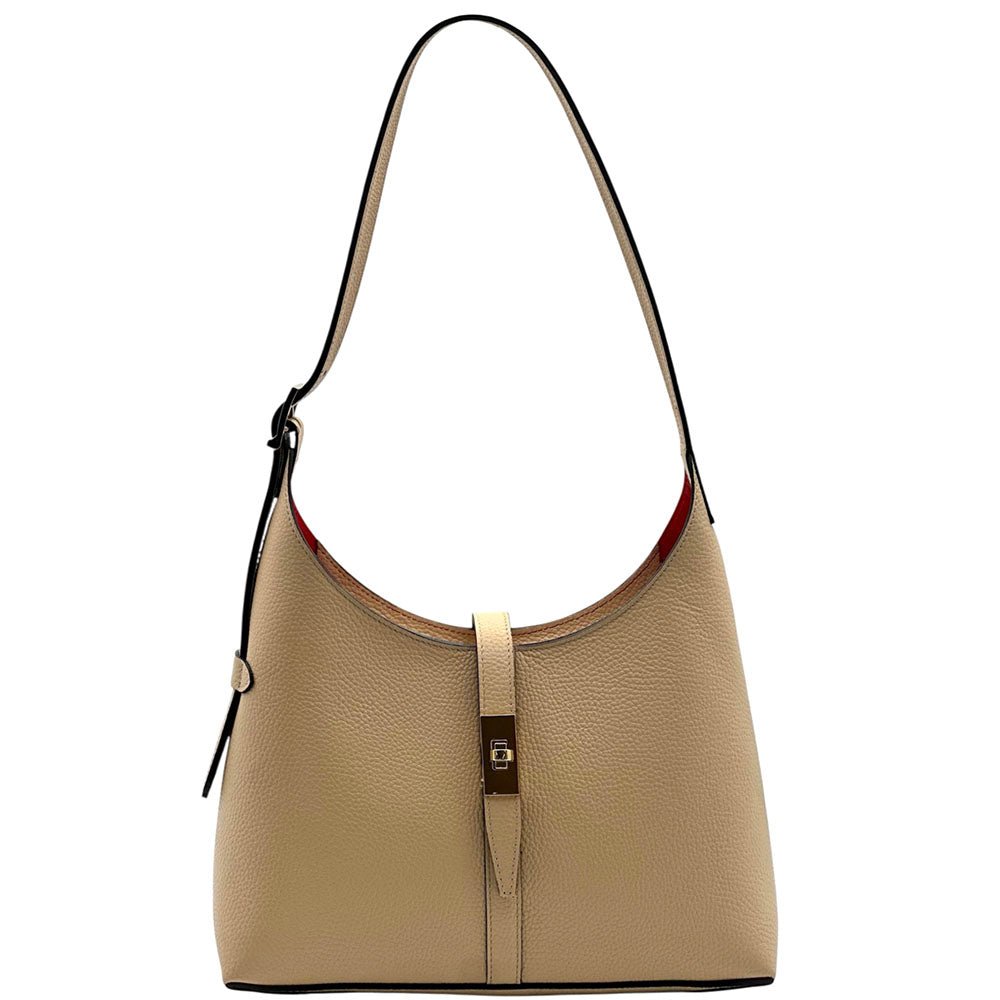 Loredana Italian Leather Shoulder Bag - Leather Italiano