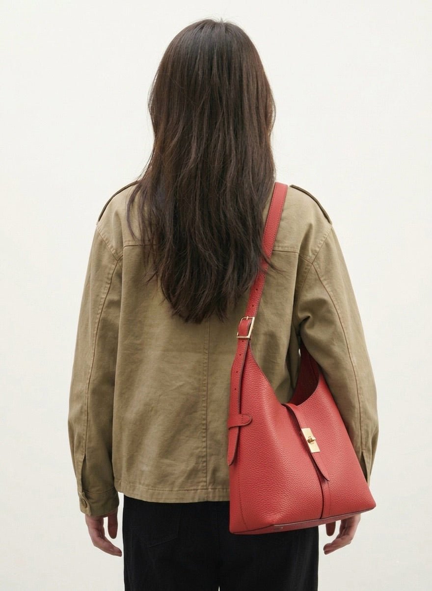 Loredana Italian Leather Shoulder Bag - Leather Italiano