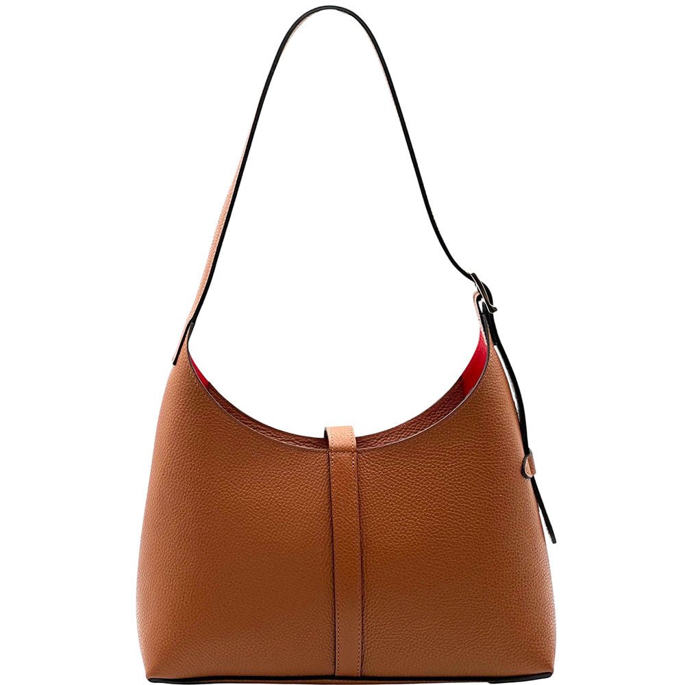 Loredana Italian Leather Shoulder Bag - Leather Italiano
