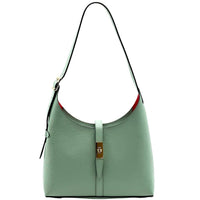 Loredana Italian Leather Shoulder Bag - Leather Italiano