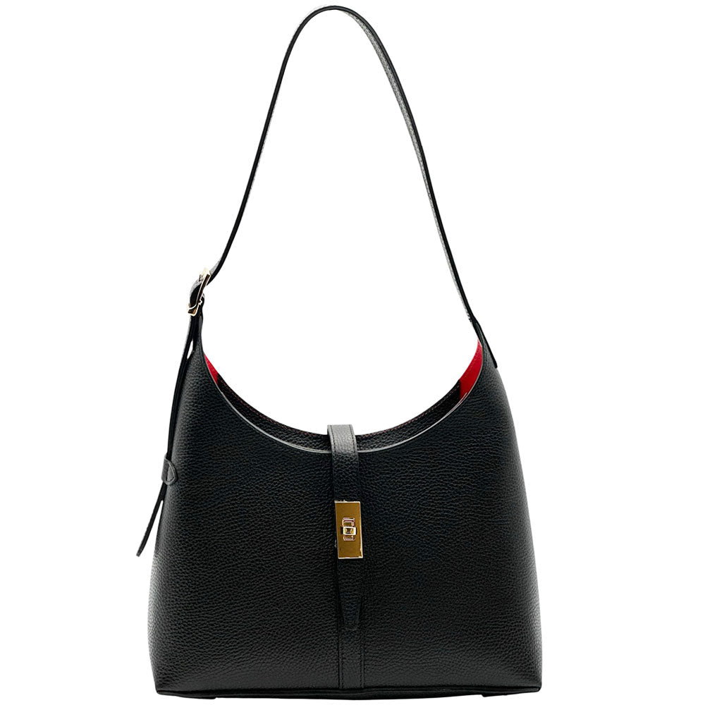 Loredana Italian Leather Shoulder Bag - Leather Italiano