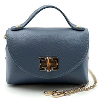 Lorenetta Cow Leather Mini Top Handle Bag - Leather Italiano