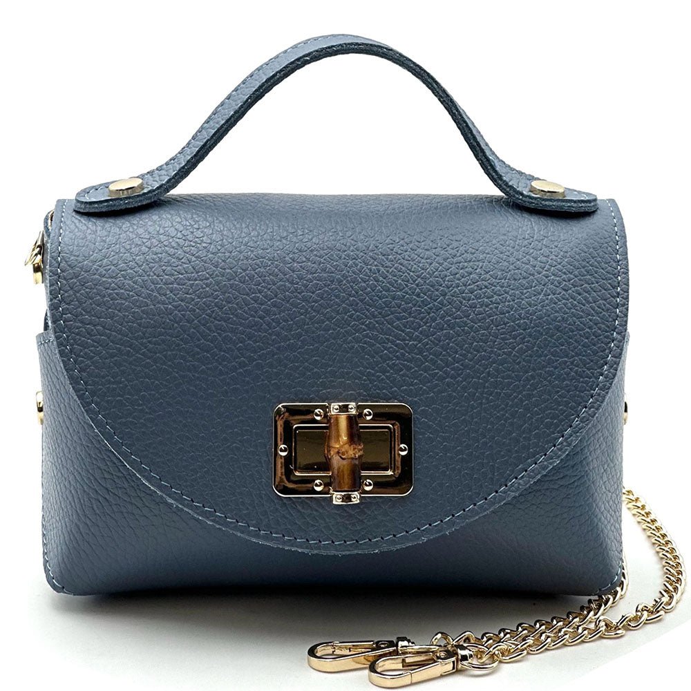 Lorenetta Cow Leather Mini Top Handle Bag - Leather Italiano