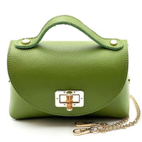Lorenetta Cow Leather Mini Top Handle Bag - Leather Italiano
