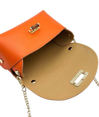 Lorenetta Cow Leather Mini Top Handle Bag - Leather Italiano