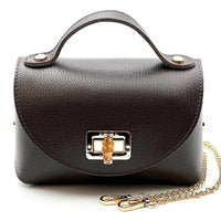 Lorenetta Cow Leather Mini Top Handle Bag - Leather Italiano