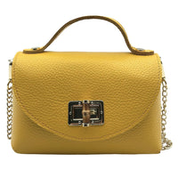 Lorenetta Cow Leather Mini Top Handle Bag - Leather Italiano