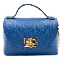Lorenetta Cow Leather Mini Top Handle Bag - Leather Italiano