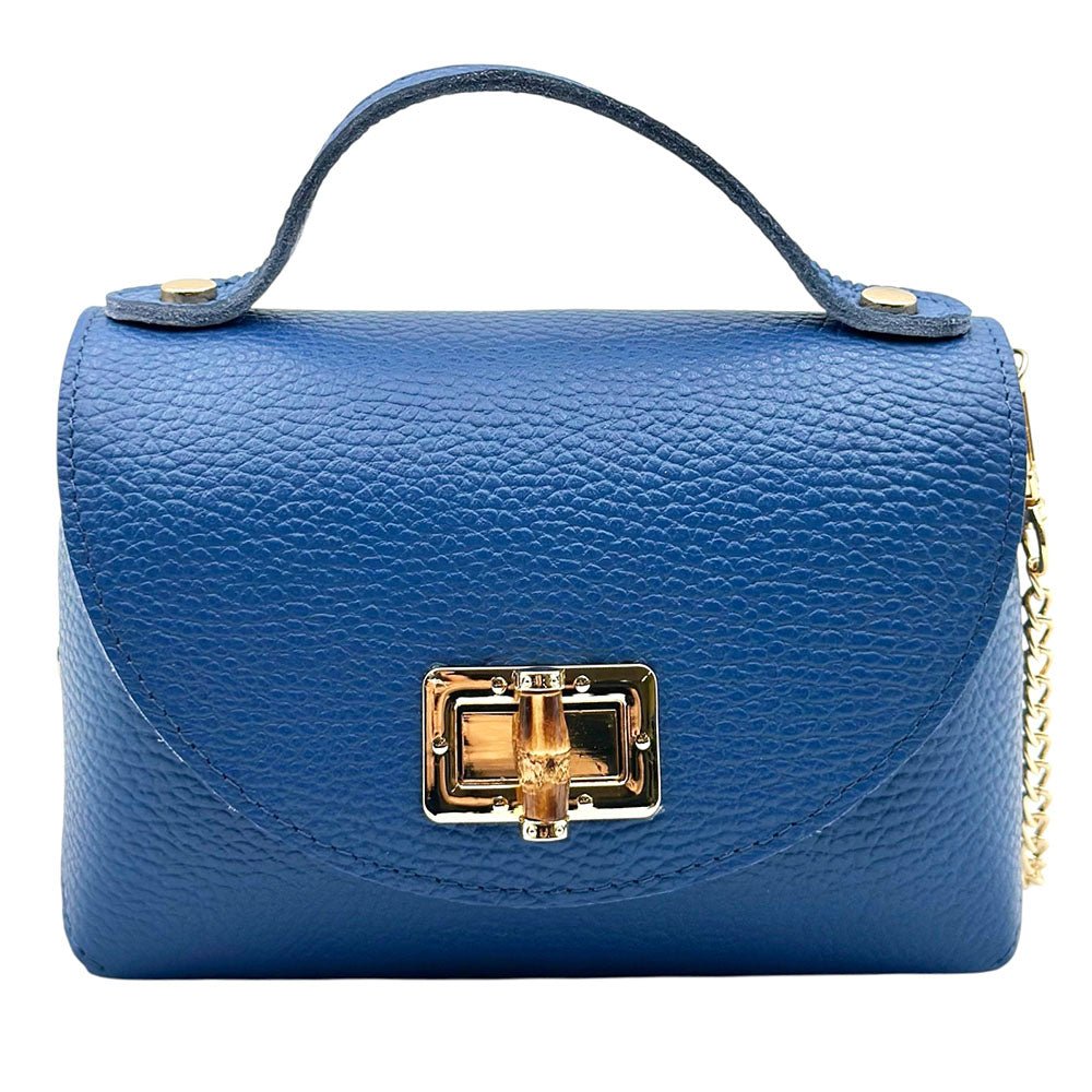 Lorenetta Cow Leather Mini Top Handle Bag - Leather Italiano