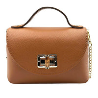 Lorenetta Cow Leather Mini Top Handle Bag - Leather Italiano