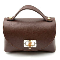 Lorenetta Cow Leather Mini Top Handle Bag - Leather Italiano