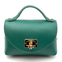 Lorenetta Cow Leather Mini Top Handle Bag - Leather Italiano