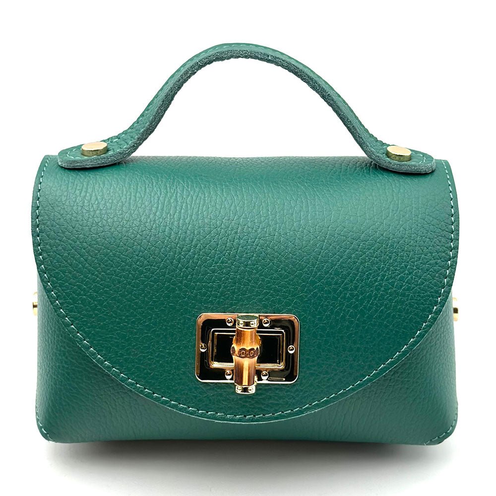Lorenetta Cow Leather Mini Top Handle Bag - Leather Italiano
