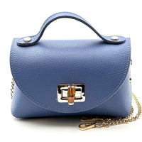 Lorenetta Cow Leather Mini Top Handle Bag - Leather Italiano