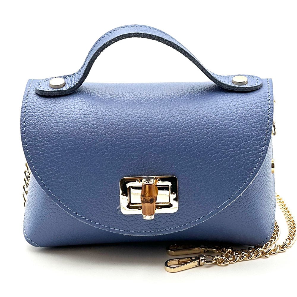 Lorenetta Cow Leather Mini Top Handle Bag - Leather Italiano