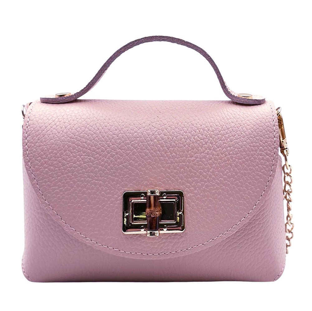 Lorenetta Cow Leather Mini Top Handle Bag - Leather Italiano