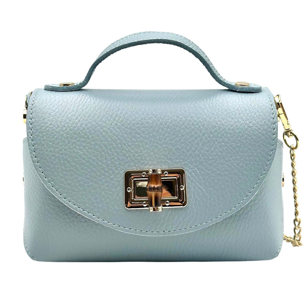 Lorenetta Cow Leather Mini Top Handle Bag - Leather Italiano