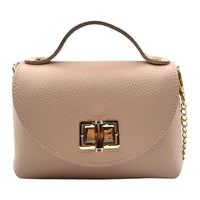 Lorenetta Cow Leather Mini Top Handle Bag - Leather Italiano