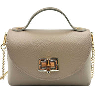 Lorenetta Cow Leather Mini Top Handle Bag - Leather Italiano