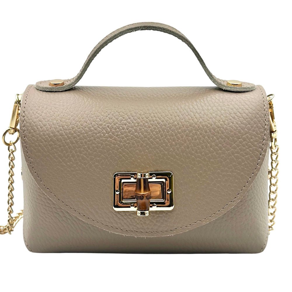 Lorenetta Cow Leather Mini Top Handle Bag - Leather Italiano